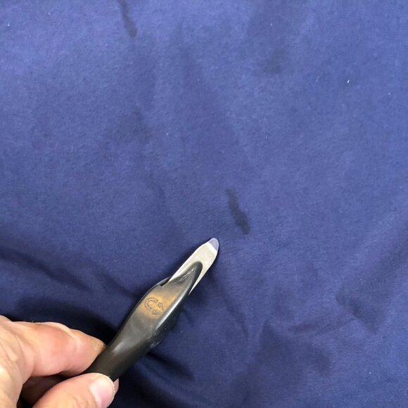 FootJoy Mens Windbreaker Jacket Large Short Sleeve V-Neck Pullover Golf Navy - Picture 8 of 10